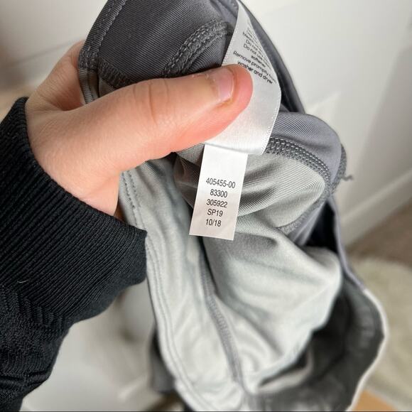 Athleta Spar Gray Colorblock High Rise 7/8 Tight Leggings Size Small - Picture 8 of 9